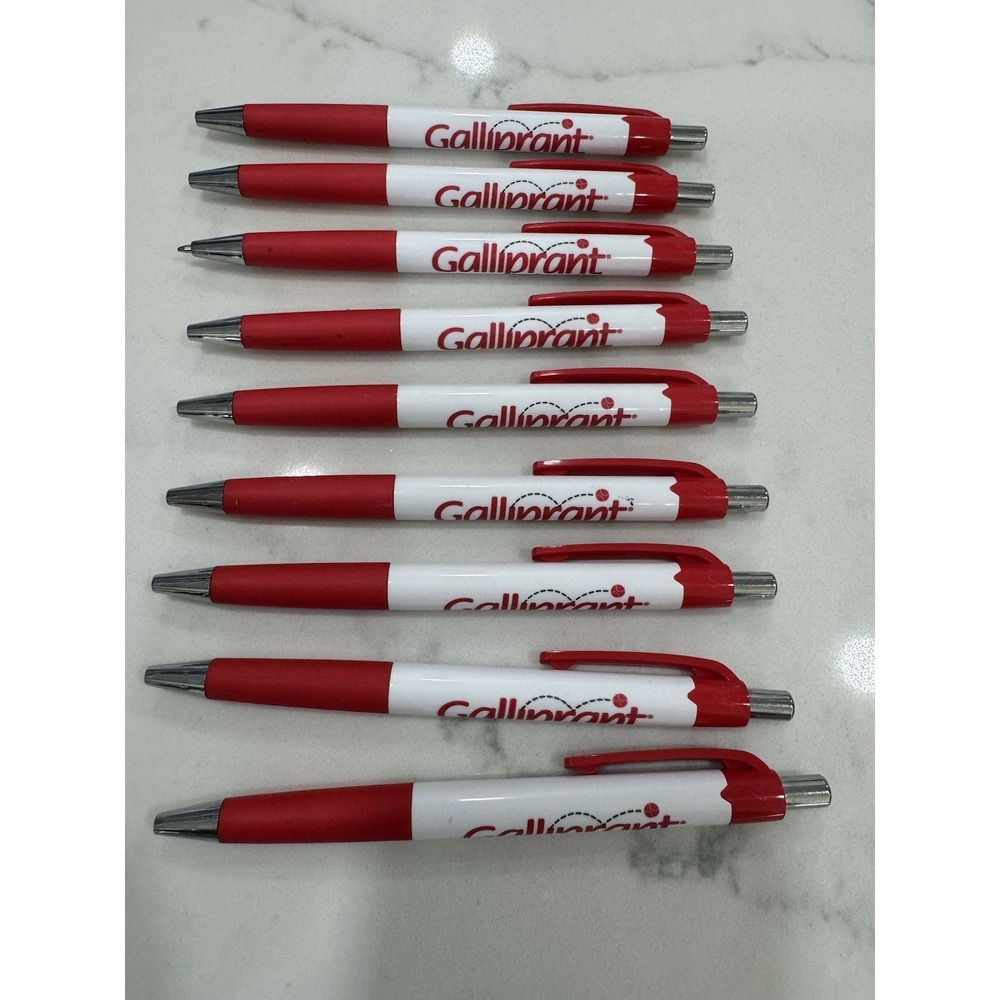 Lot Of 9 Veterinary Pharmaceutical Ink Pens New